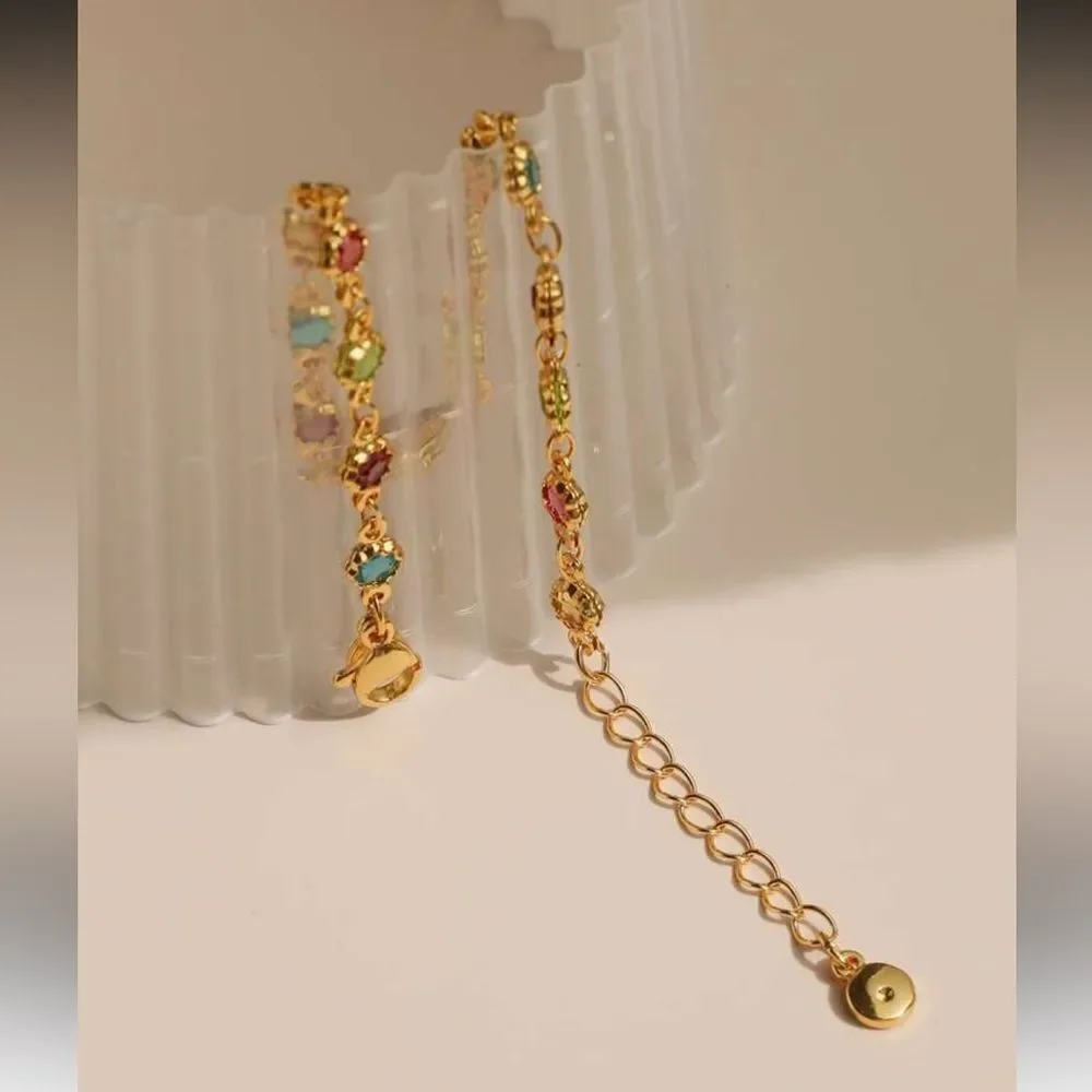 Multicolor Gemstone Bracelet Q52